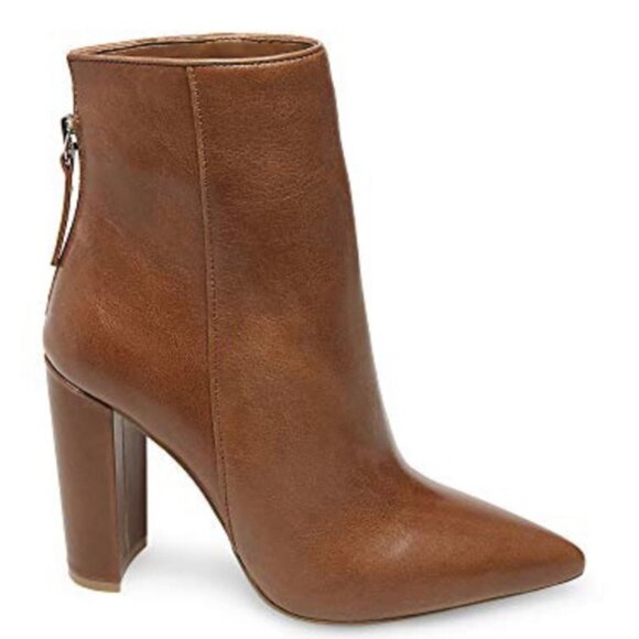 Steve Madden Trista Cognac Boots New Bootie - Picture 1 of 4